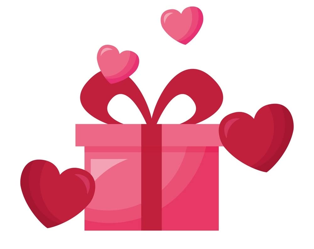 Valentines Gift Box 5 Pcs Bundle + Free Gift