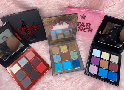 Bundle of 3 Mini Eyeshadow Palettes Star Ranch, Weirdo & Mini Controversy + The Gloss Let Me Be Perfectly Clear + Free Gift